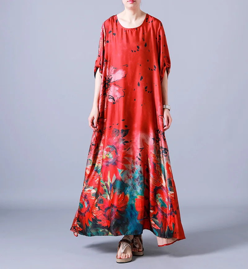 Women Summer Printed Irregular Length Dress Ladies Print Elegant Retro Dresses Female 2019 Three Quarter Sleeve Dress
Women Summer Printed Irregular Length Dress Ladies Print Elegant Retro Dresses Female 2019 Three Quarter Sleeve Dress