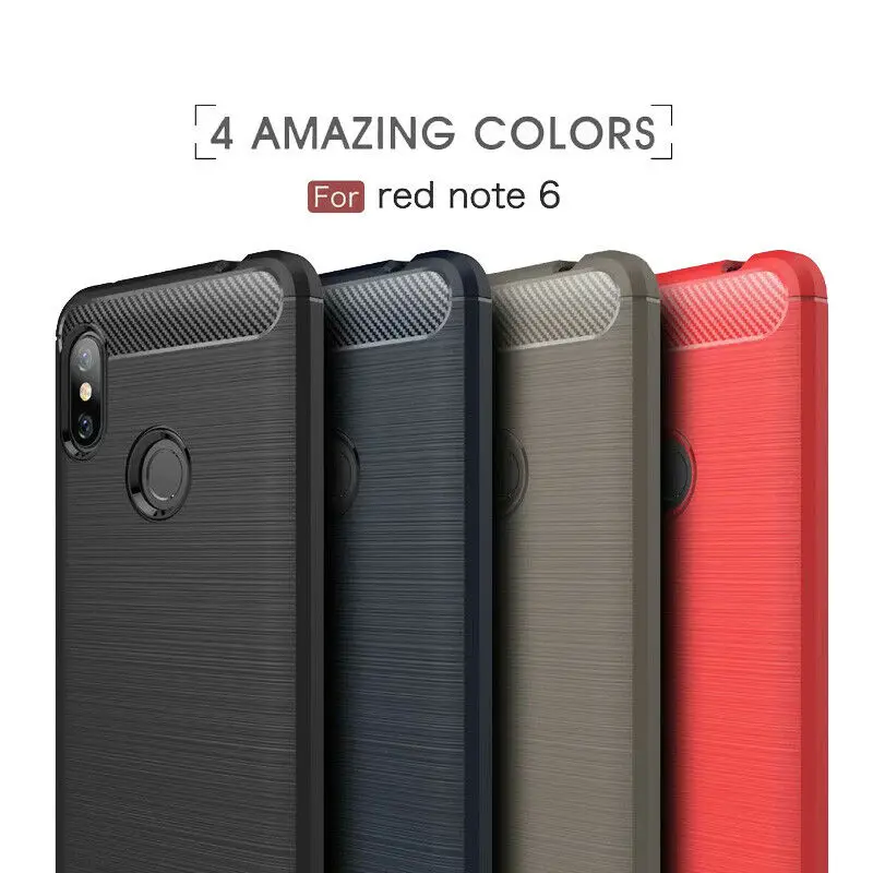 Противоударный силиконовый мягкий прочный чехол для телефона Xiaomi Redmi Note 7 6 5 4 4X