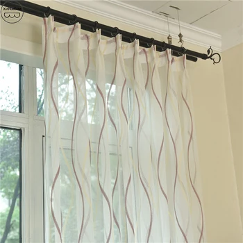 XinHuaEase Modern Tulle Window Stripe Curtain Voile Sheer Treatment Curtains for the Bedroom Panel Drape Finished 3 color
XinHuaEase Modern Tulle Window Stripe Curtain Voile Sheer Treatment Curtains for the Bedroom Panel Drape Finished 3 color