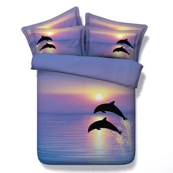 3D Print Comforter Bedding Sets Twin Full Queen Super Cal King Size Bed Cover Bedclothes Sunset Jumping Dolphin Sea Purple Girls
3D Print Comforter Bedding Sets Twin Full Queen Super Cal King Size Bed Cover Bedclothes Sunset Jumping Dolphin Sea Purple Girls