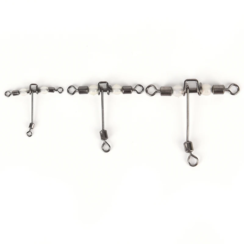 Rolling Swivel Fish Hooks T-Shape Cross-Line 5pcs 3 Way Luminous With Pearl Beads Fishing Swivels Fishhooks Fishing Connector
Rolling Swivel Fish Hooks T-Shape Cross-Line 5pcs 3 Way Luminous With Pearl Beads Fishing Swivels Fishhooks Fishing Connector
