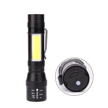 USB Led Flashlight Rechargeable Built-in Battery 4 Modes T6 Super Bright Flashlight Linterna Led Zaklamp Lanterna Led 40JUN25