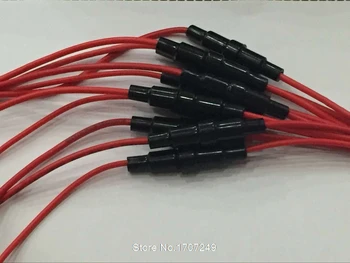Free Shipping 10PCS 5x20mm AGC Fuse Holder Inline screw type with 16 wire AWG for car boat new 
Free Shipping 10PCS 5x20mm AGC Fuse Holder Inline screw type with 16 wire AWG for car boat new