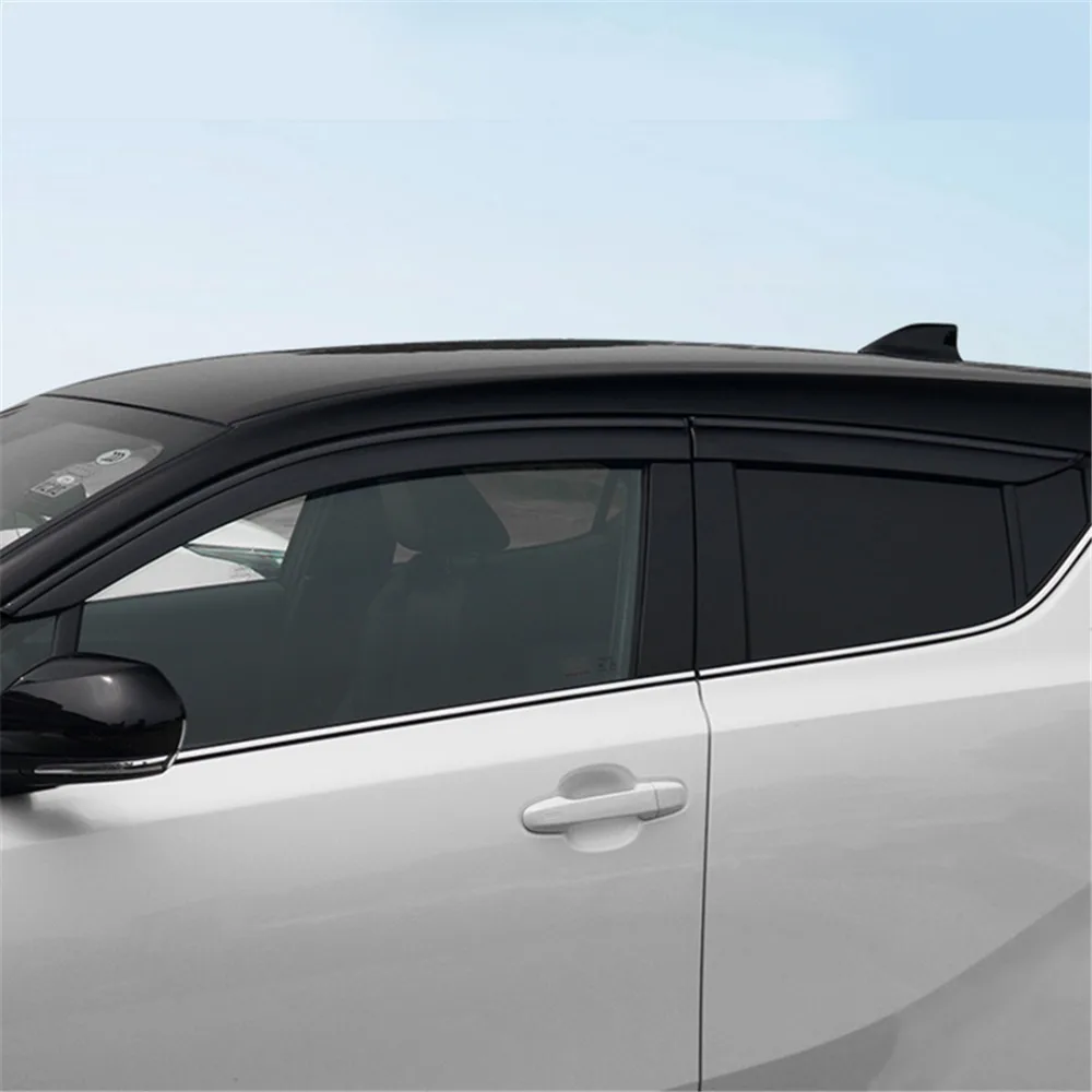 Black Window Visor Sunshade Guard For Toyota C-HR 2016 Window Air Vent Awnings Shelters Cover For Toyota CHR CHR 2016 2017 2018
Black Window Visor Sunshade Guard For Toyota C-HR 2016 Window Air Vent Awnings Shelters Cover For Toyota CHR CHR 2016 2017 2018