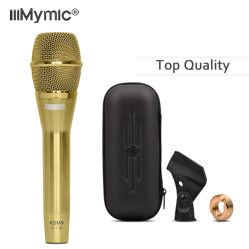 Top Quality KSM9 Classic Wire Microphone !! Professional KSM9/G Handheld Karaoke Vocals Super-Cardioid Dynamic Podcast Mic Mike
Top Quality KSM9 Classic Wire Microphone !! Professional KSM9/G Handheld Karaoke Vocals Super-Cardioid Dynamic Podcast Mic Mike