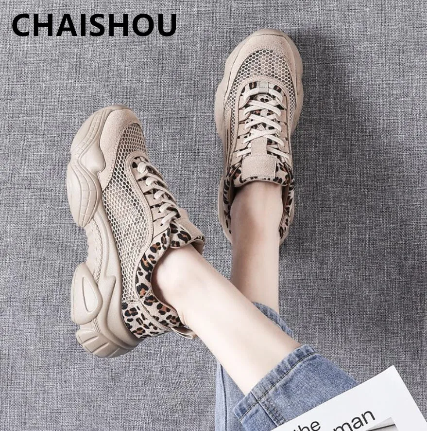 CHAISHOU 2019 mesh Thick platform Women Summer Shoes Leopard Slides Chaussures Femme Comfortable semi-skid women's shoes CS-556
CHAISHOU 2019 mesh Thick platform Women Summer Shoes Leopard Slides Chaussures Femme Comfortable semi-skid women's shoes CS-556