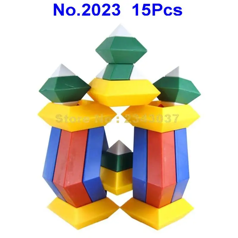 2023 15pcs diamond changeable pyramid cube geometry magic tower building blocks Toy
2023 15pcs diamond changeable pyramid cube geometry magic tower building blocks Toy