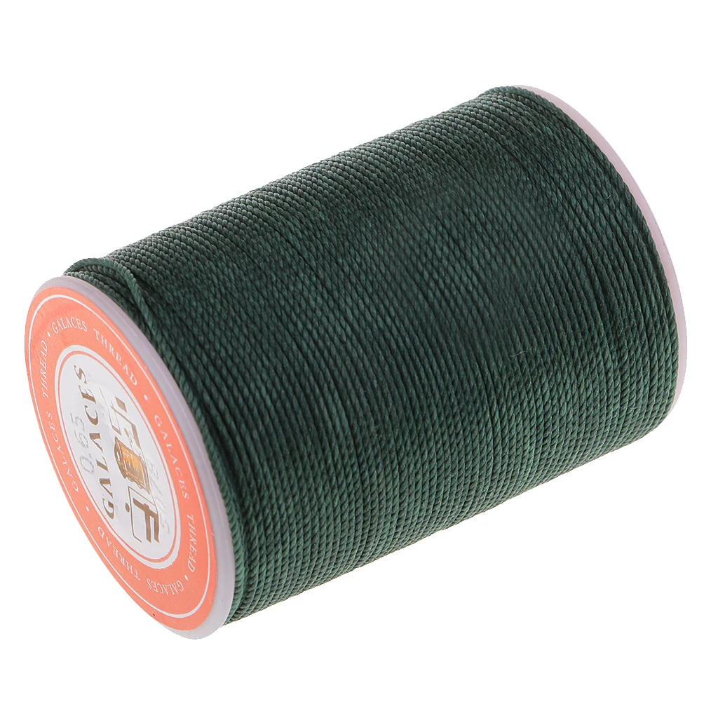 93 Yards/Spool Sewing Waxed Thread Hand Stitching Cord for Leather craft DIY Tools 0.65mm Round