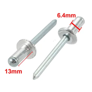 UXCELL 40Pcs Blind Rivets Aluminum 6.4x13/16mm Open End Large Flange Rivet Fasteners Hardware For Buildings Cars Ships Aircraft
UXCELL 40Pcs Blind Rivets Aluminum 6.4x13/16mm Open End Large Flange Rivet Fasteners Hardware For Buildings Cars Ships Aircraft