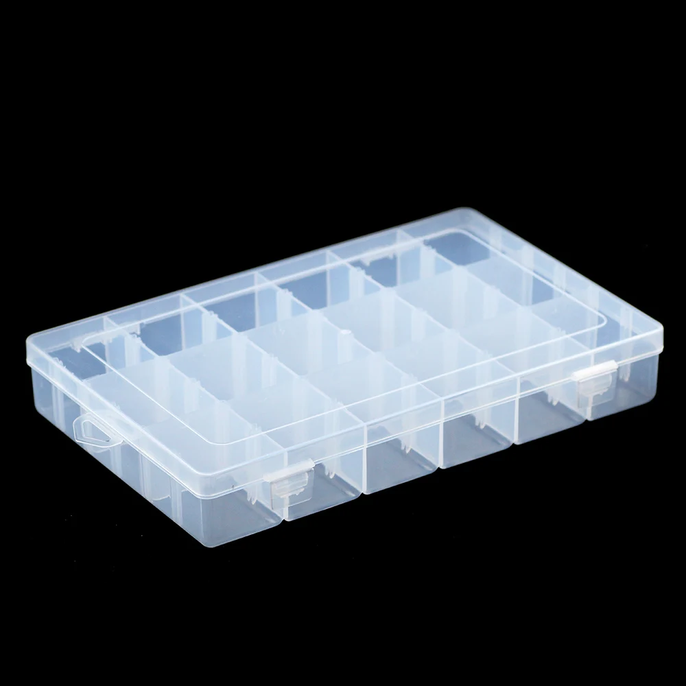 WLYeeS larger Rectangle Adjustable 16 Grid Plastic Empty Jewelry Bead storage Box Earring Case Container Display DIY accessories
WLYeeS larger Rectangle Adjustable 16 Grid Plastic Empty Jewelry Bead storage Box Earring Case Container Display DIY accessories