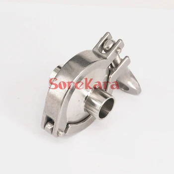 A Set 19mm O/D Sanitary Tri Clamp Weld Ferrule + Tri Clamp + Silicon Gasket 304 Stainless Steel
A Set 19mm O/D Sanitary Tri Clamp Weld Ferrule + Tri Clamp + Silicon Gasket 304 Stainless Steel
