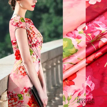 Fashion hydrangea hot sale digital painting mulberry silk natural stretch satin fabric for dress tissu au meter bright cloth DIY
Fashion hydrangea hot sale digital painting mulberry silk natural stretch satin fabric for dress tissu au meter bright cloth DIY