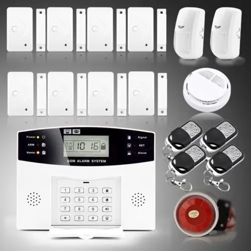 108 Zones Wireless LCD GSM Alarm system Home Burglar Security Alarm System Smoke Detector for USA buyer
108 Zones Wireless LCD GSM Alarm system Home Burglar Security Alarm System Smoke Detector for USA buyer