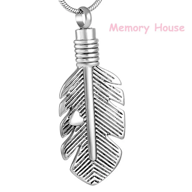 JJ001 Little Heart & Feather Stainless Steel Cremation Urn Necklace Ashes Holder Memorial Keepsake Pendant Jewelry For Pet
JJ001 Little Heart & Feather Stainless Steel Cremation Urn Necklace Ashes Holder Memorial Keepsake Pendant Jewelry For Pet