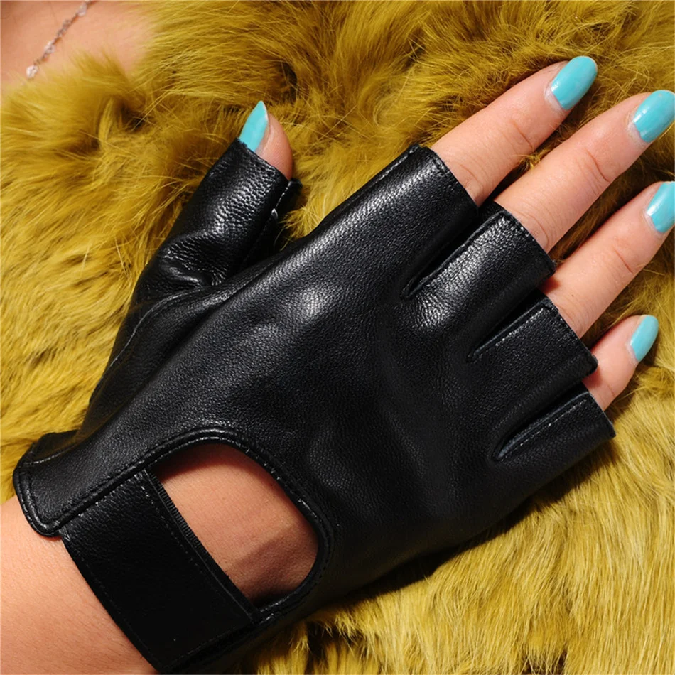 2019 New Genuine Leather Lady Half Finger Gloves Driving Non-Skid Breathable Short Fingerless Sheepskin Gloves Female 3-NS09
2019 New Genuine Leather Lady Half Finger Gloves Driving Non-Skid Breathable Short Fingerless Sheepskin Gloves Female 3-NS09