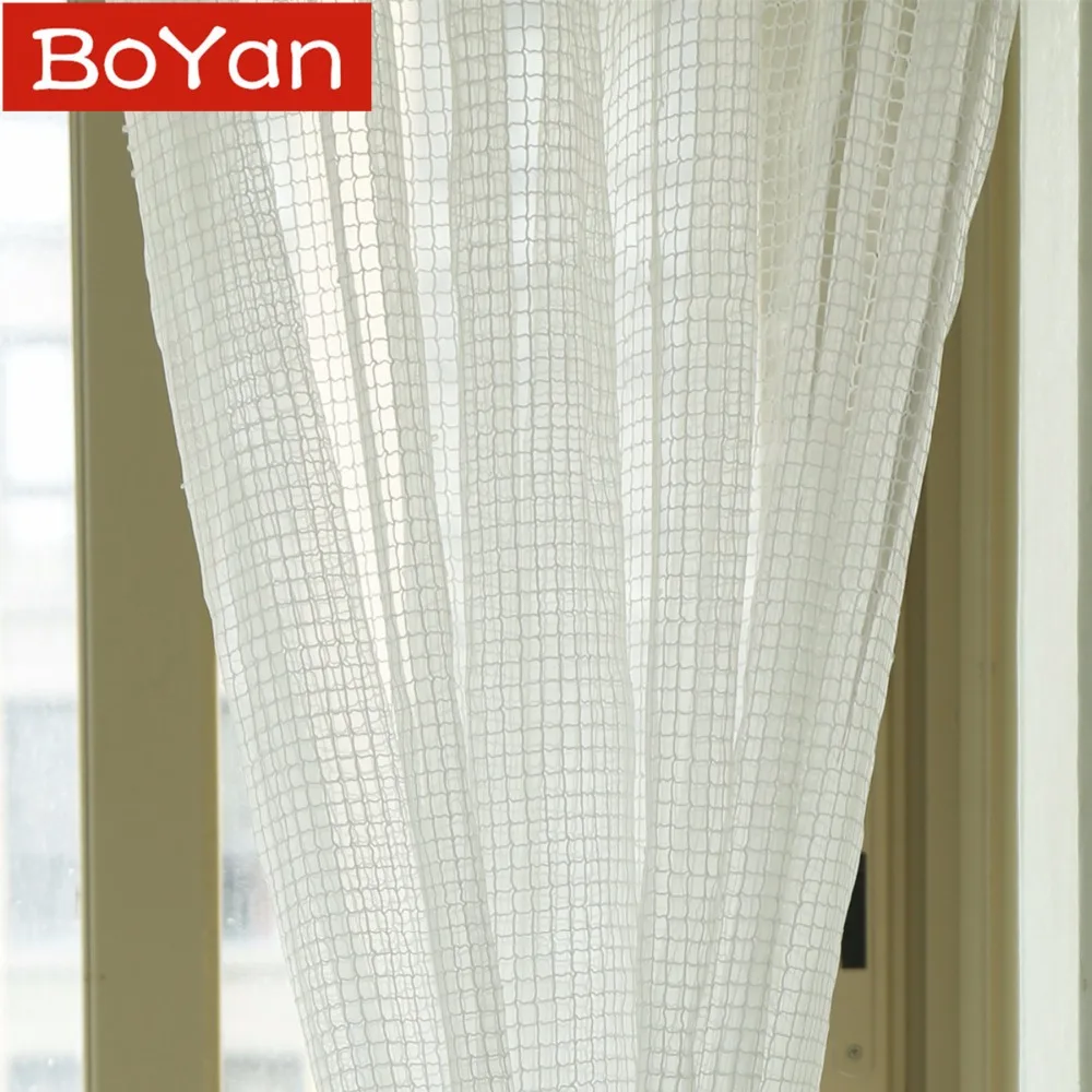 Latest Morden Fashion Simple White Check Tulle Window Curtain Lattice Drop for Living Room Solid Cortina Bedding Home Decoration
Latest Morden Fashion Simple White Check Tulle Window Curtain Lattice Drop for Living Room Solid Cortina Bedding Home Decoration