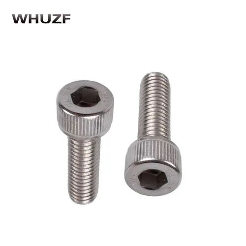 100Pcs DIN912 M3 304 Stainless Steel Hexagon Socket Head Cap Screws bolt Metric Thread Bicycle Hex Bolts HW003
100Pcs DIN912 M3 304 Stainless Steel Hexagon Socket Head Cap Screws bolt Metric Thread Bicycle Hex Bolts HW003