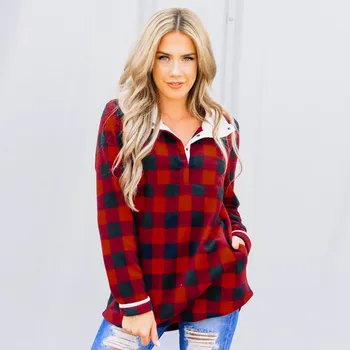 hot Women Sweatshirt New Plaid Long Sleeve Pullover Casual Tops Sweatshirt sudadera mujer super quality moletom
hot Women Sweatshirt New Plaid Long Sleeve Pullover Casual Tops Sweatshirt sudadera mujer super quality moletom