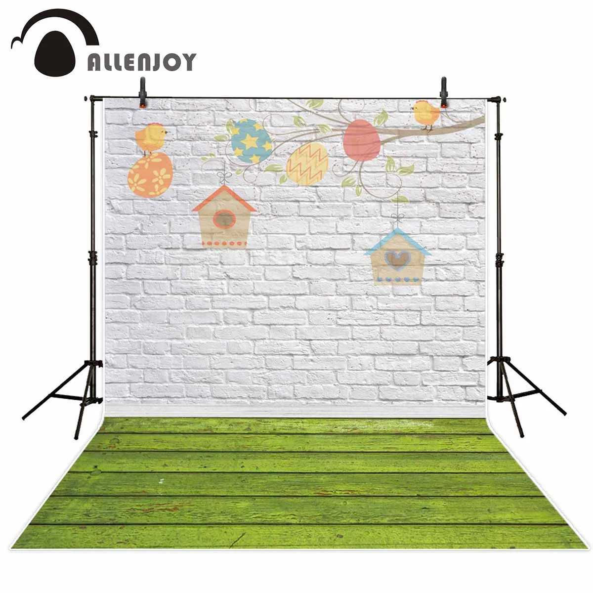 Allenjoy photophone photography backdrops colorful painted on the white brick wall green wooden floor children photo background
Allenjoy photophone photography backdrops colorful painted on the white brick wall green wooden floor children photo background