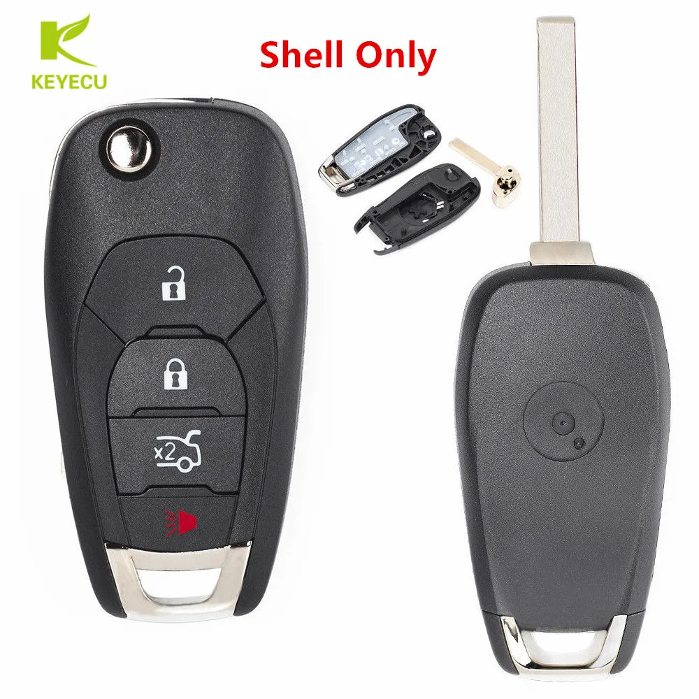 KEYECU Replacement New Folding Remote Key Shell Case Fob 4 Button for Chevrolet Cruze 2016 2017 2018 ( Only Shell )
KEYECU Replacement New Folding Remote Key Shell Case Fob 4 Button for Chevrolet Cruze 2016 2017 2018 ( Only Shell )
