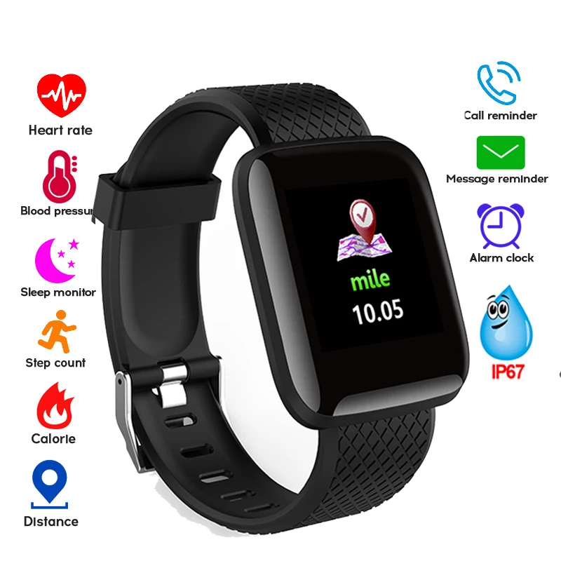 Smart Watch Men Heart Rate Monitor Blood Pressure Waterproof Smartwatch GPS Fitness Tracker For Android IOS Reloj Digital PK 115
Smart Watch Men Heart Rate Monitor Blood Pressure Waterproof Smartwatch GPS Fitness Tracker For Android IOS Reloj Digital PK 115