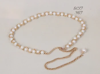 Metal Belly Chain Faux Pearl Decoration Women's Belt Female Fashion All-match Tassel Skirt
Metal Belly Chain Faux Pearl Decoration Women's Belt Female Fashion All-match Tassel Skirt