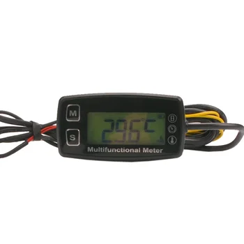 Digital LCD RL-HM035T tachometer hour meter thermometer temperature for gas UTV ATV outboard buggy tractor JET SKI paramotor
Digital LCD RL-HM035T tachometer hour meter thermometer temperature for gas UTV ATV outboard buggy tractor JET SKI paramotor