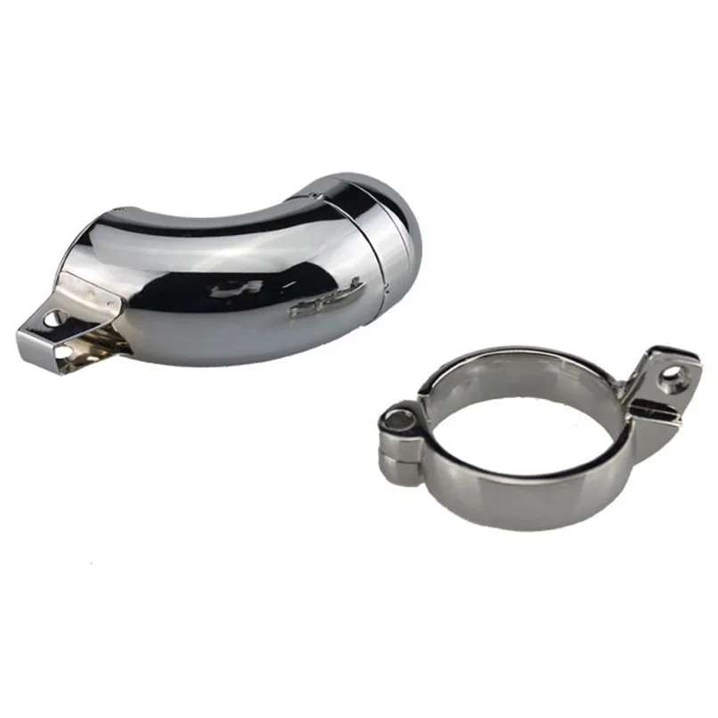 Stainless Steel Curved Chastity Belt With Adjustable Penis Ring Virginity Lock Detachable Cock Penis Dick Cage Male Sex Toys