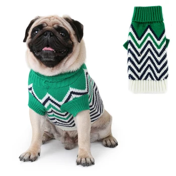 New High Quality Pet Dog Clothes RippleThemed Warm Winter Dog Sweater for Small Medium Breed Puppies 
New High Quality Pet Dog Clothes RippleThemed Warm Winter Dog Sweater for Small Medium Breed Puppies