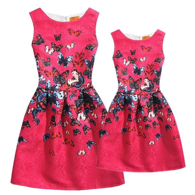 Mother and Daughter Dresses Cotton Sleeveless Summer Cute Butterfly Printing Family Look Matching Outfits Mum and Daughter Cloth
Mother and Daughter Dresses Cotton Sleeveless Summer Cute Butterfly Printing Family Look Matching Outfits Mum and Daughter Cloth