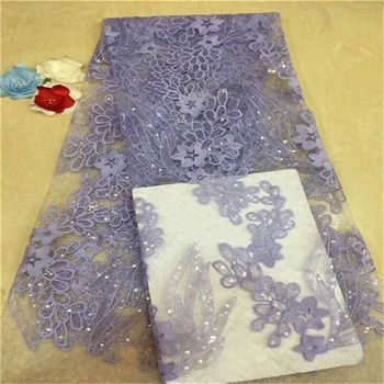 Purple African French Sequins Lace Fabric,High Quality African Tulle Lace Fabric with Sequins For Wedding Party Dresses
Purple African French Sequins Lace Fabric,High Quality African Tulle Lace Fabric with Sequins For Wedding Party Dresses