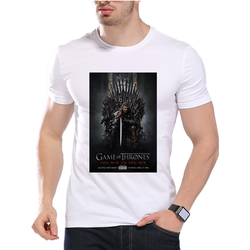 Hottest TV series Game of Thrones Wolf T-shirt Stark Iron Throne Tee shirt Winter is coming Casual Streetwear T shirt D6-22#
Hottest TV series Game of Thrones Wolf T-shirt Stark Iron Throne Tee shirt Winter is coming Casual Streetwear T shirt D6-22#