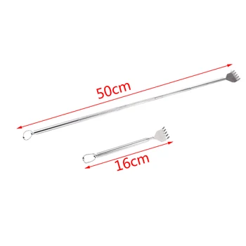 Stainless Steel Telescopic Back Scratcher Itch Scratch Massage Tool Portable Adjustable Size Pen ClipTelescopic 1PC NEW
Stainless Steel Telescopic Back Scratcher Itch Scratch Massage Tool Portable Adjustable Size Pen ClipTelescopic 1PC NEW