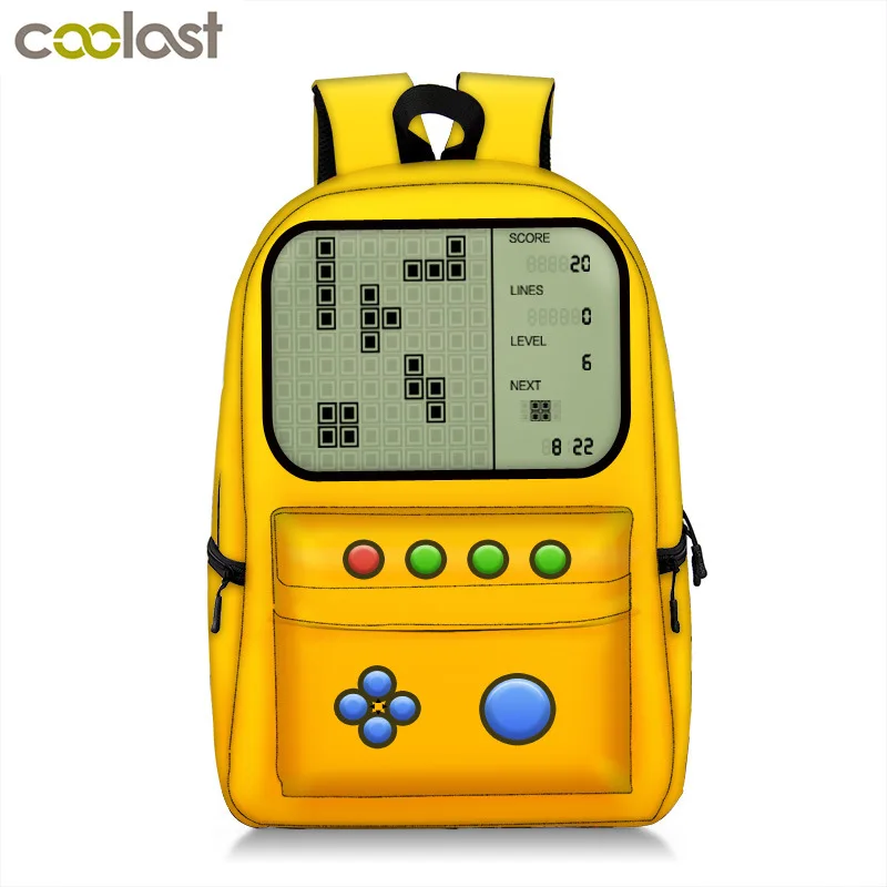 2018 New Tetris game console prints Backpack Students School Bag For Girls Boys Backpacks mochila Travel Bags for men women
2018 New Tetris game console prints Backpack Students School Bag For Girls Boys Backpacks mochila Travel Bags for men women