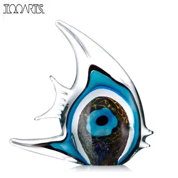 Tooarts Blue Stripe Tropical Fish Glass Figurine Southeast Asia Art Favor Craft Gift Glass Figurine Home Decoration
Tooarts Blue Stripe Tropical Fish Glass Figurine Southeast Asia Art Favor Craft Gift Glass Figurine Home Decoration