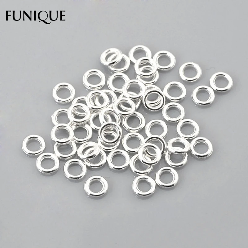 FUNIQUE Soldered Closed Jump Rings Findings For DIY Jewelry Silver Plated Split Rirngs For Making Connector 4mm Dia. 500PCs
FUNIQUE Soldered Closed Jump Rings Findings For DIY Jewelry Silver Plated Split Rirngs For Making Connector 4mm Dia. 500PCs