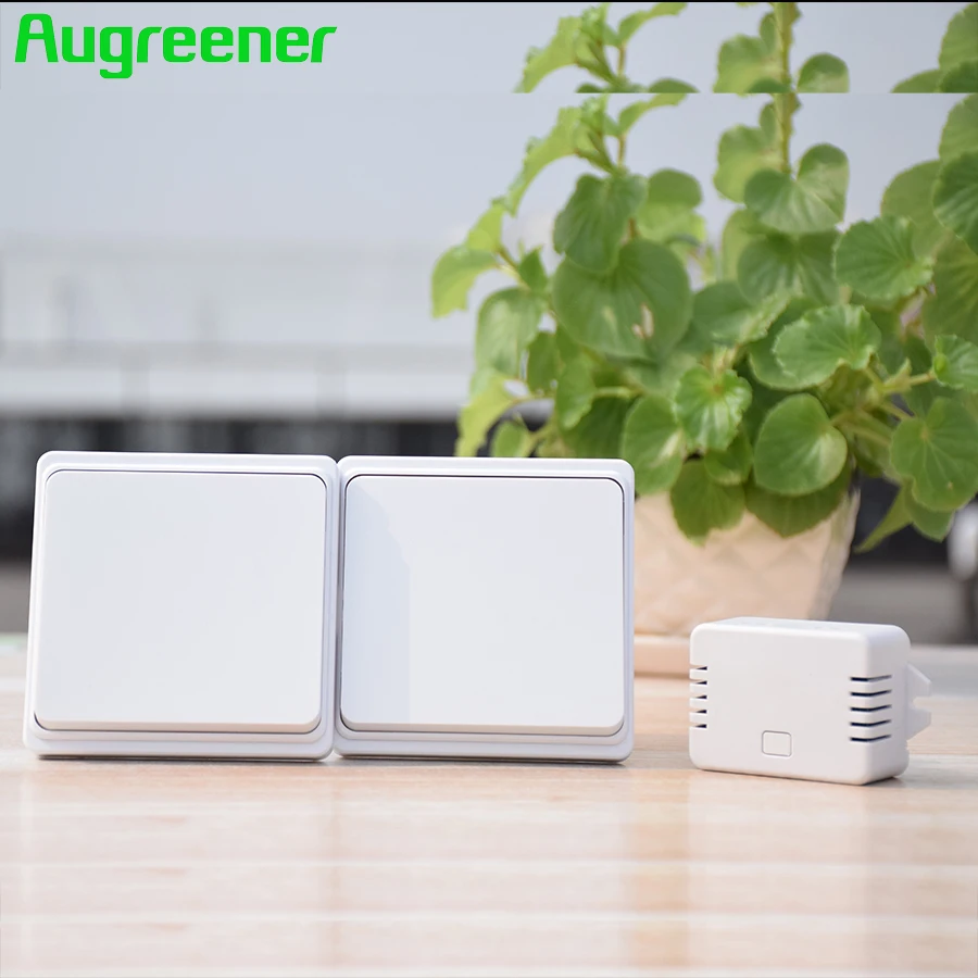 New Self Powered 2 Buttons + 1 Receiver Wireless Switch No Battery No wire 70m Long Working Range Free Shipping
New Self Powered 2 Buttons + 1 Receiver Wireless Switch No Battery No wire 70m Long Working Range Free Shipping