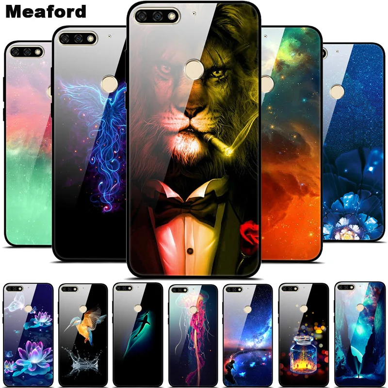 Tempered Glass Case For 5.99" Huawei Honor 7C Cover Soft Bumper 3D Cat Printing Funda For Huawei Honor 7C 5.7 inch Phone Case
Tempered Glass Case For 5.99" Huawei Honor 7C Cover Soft Bumper 3D Cat Printing Funda For Huawei Honor 7C 5.7 inch Phone Case