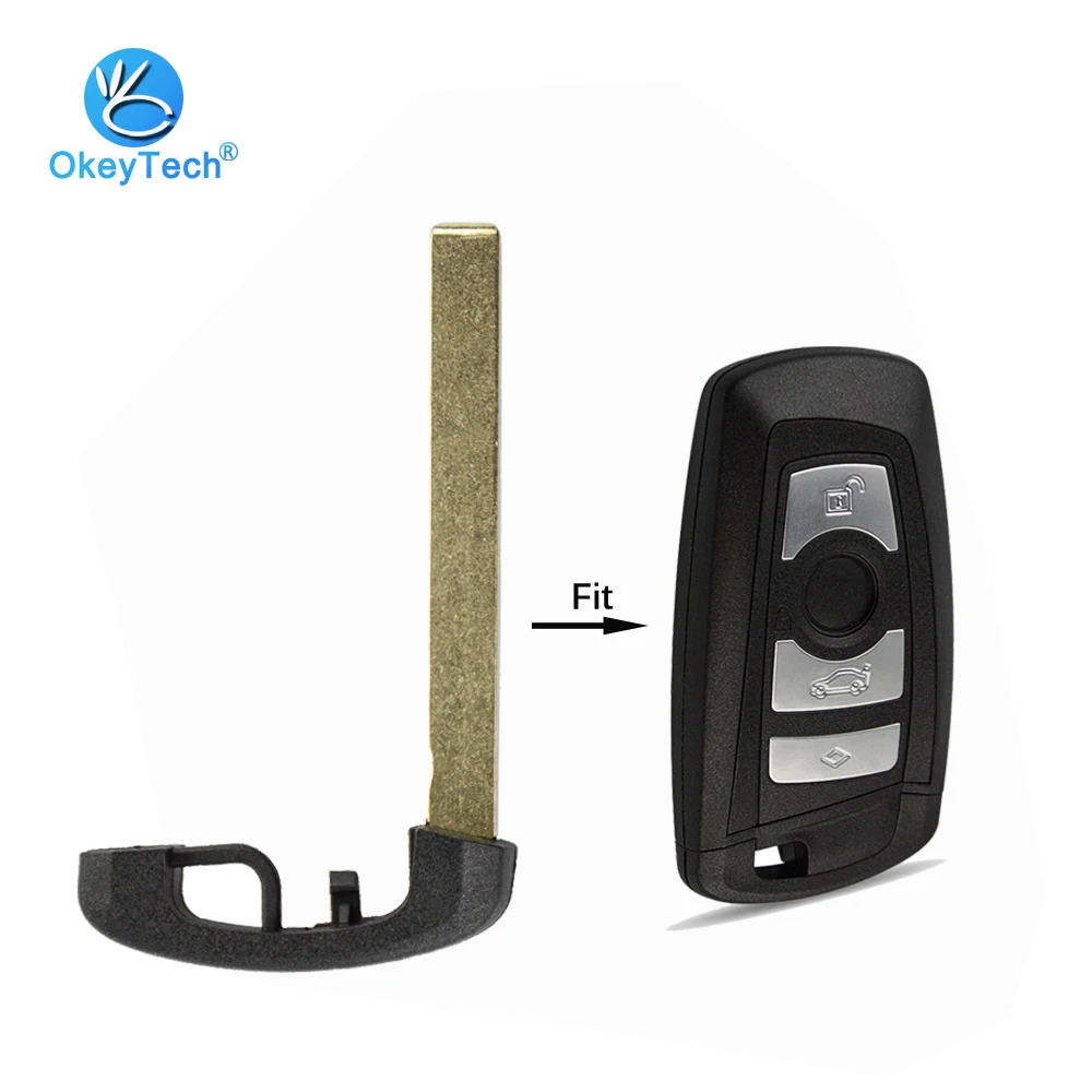 OkeyTech Uncut Emergency Insert Small Key Blank Blade Black Sliver for For Bmw 5/7 Series F30 F10 E46 E90 E60 E39 Smart Key Card
OkeyTech Uncut Emergency Insert Small Key Blank Blade Black Sliver for For Bmw 5/7 Series F30 F10 E46 E90 E60 E39 Smart Key Card