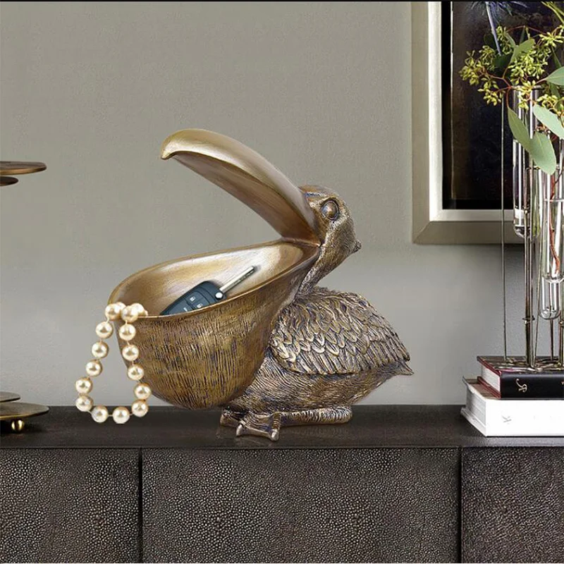 Nordic Jewelry Key Storage Resin Big Bird Crafts Decoration Bedroom Livingroom Entrance Office Table Toucan Ornament Decoration
Nordic Jewelry Key Storage Resin Big Bird Crafts Decoration Bedroom Livingroom Entrance Office Table Toucan Ornament Decoration