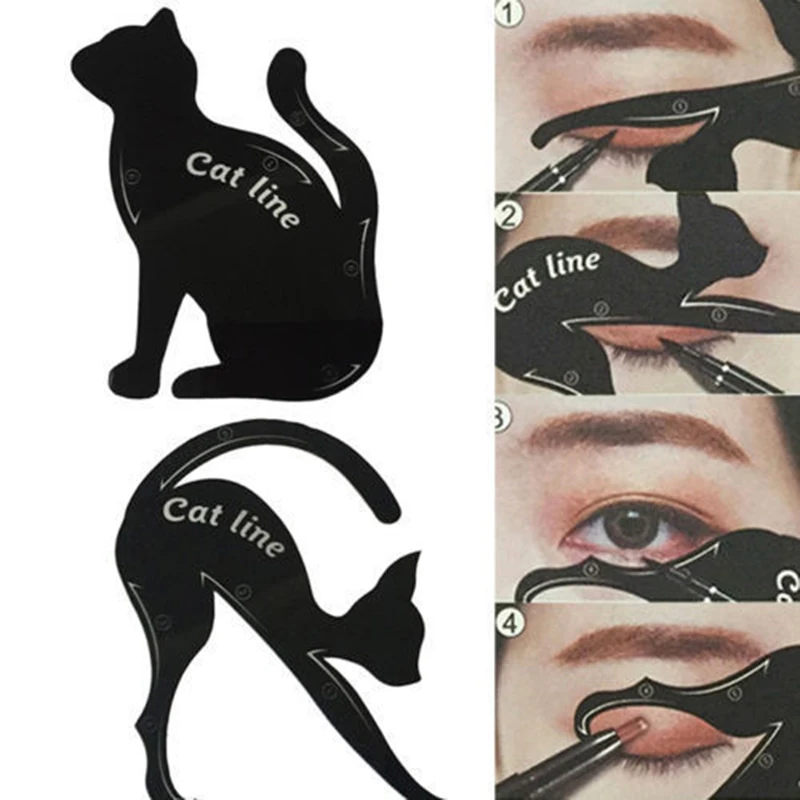 Eyeliner Stencil Models Template Shaper Tools Cat Eye Line Makeup Beauty Tool For DIY Making Findings
Eyeliner Stencil Models Template Shaper Tools Cat Eye Line Makeup Beauty Tool For DIY Making Findings