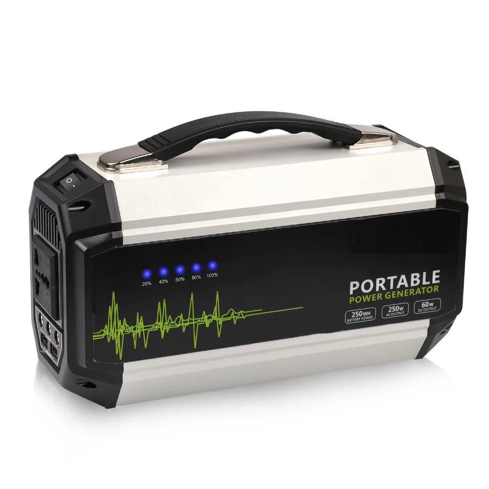 Portable Power Station 250Wh CPAP Battery Solar Generator Power Source Dual 110V AC Outlet Emergency Backup
Portable Power Station 250Wh CPAP Battery Solar Generator Power Source Dual 110V AC Outlet Emergency Backup