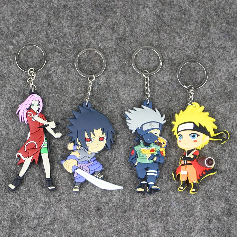 4pcs/lot Naruto Kakashi Sakura Sasuke Naruto PVC action figure Model Toy Pendant KeyChain Doll
4pcs/lot Naruto Kakashi Sakura Sasuke Naruto PVC action figure Model Toy Pendant KeyChain Doll