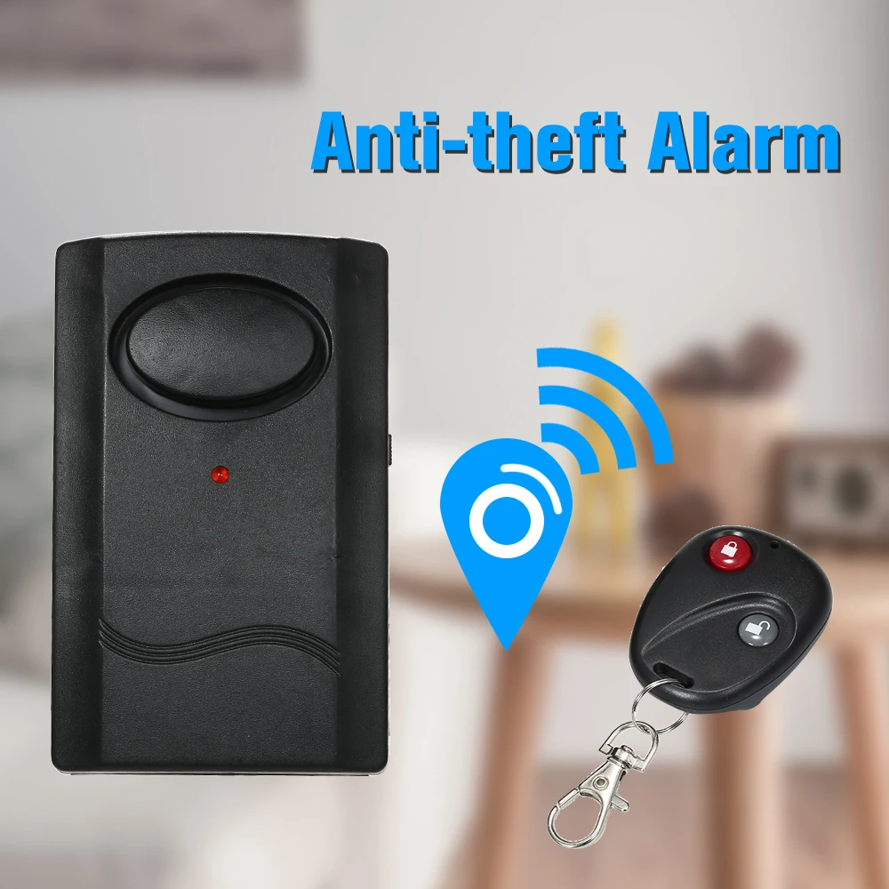 Wireless Remote Control Vibration Alarm Anti-theft Detector Car Motorcycle Anti Lost Warning Door Window Alarm Sensor System
Wireless Remote Control Vibration Alarm Anti-theft Detector Car Motorcycle Anti Lost Warning Door Window Alarm Sensor System