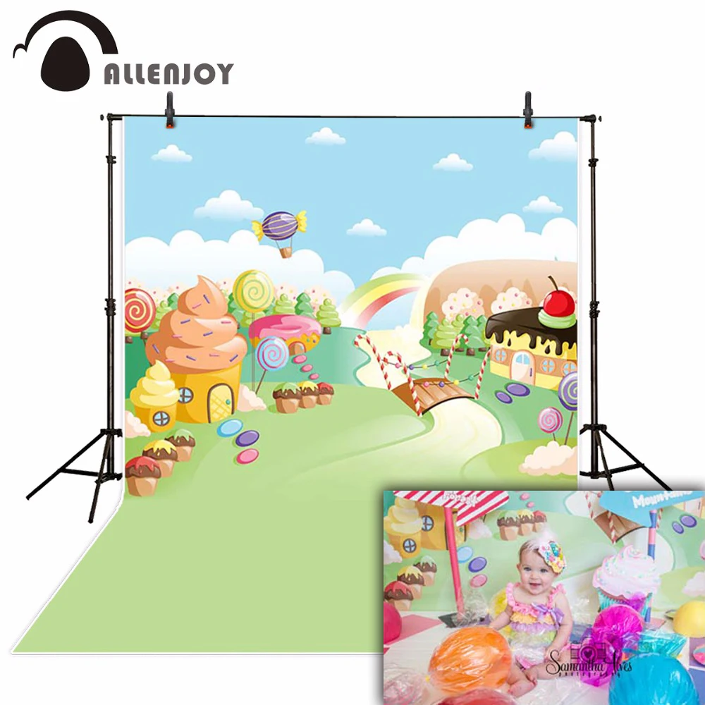 Allenjoy Photographic ice cream background Candy rainbow dessert newborn photography photo for studio photocall photobooth
Allenjoy Photographic ice cream background Candy rainbow dessert newborn photography photo for studio photocall photobooth