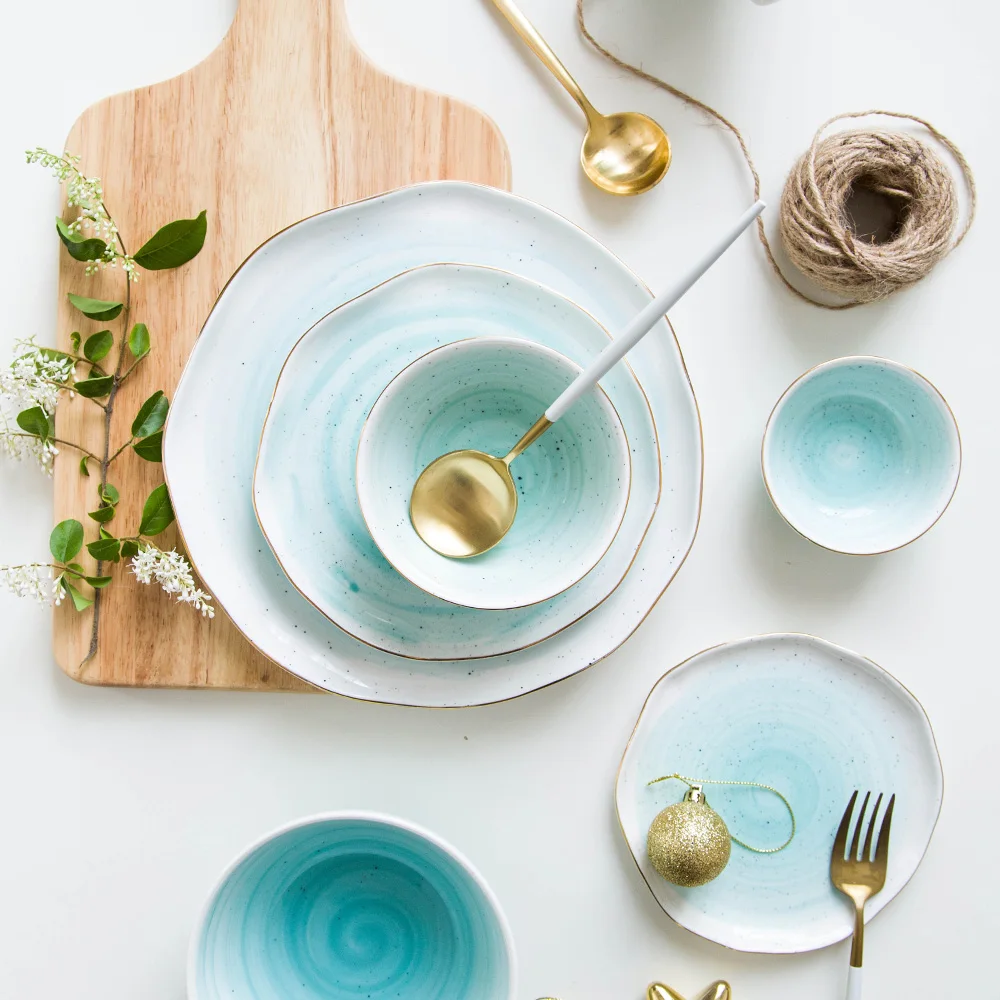 european style gold rim spot ceramic plate rice dish fish dish steak dish western dish dessert plate frankfurt-style
european style gold rim spot ceramic plate rice dish fish dish steak dish western dish dessert plate frankfurt-style