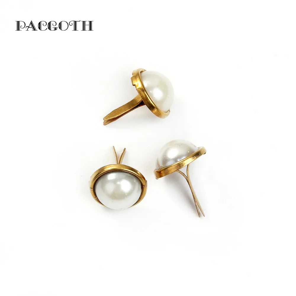 PACGOTH Gold Color Iron Based Alloy Brads Rivet DIY Craft Bag Decorations Bag Part & Accessories Round White 16 x12mm, 10 PCs
PACGOTH Gold Color Iron Based Alloy Brads Rivet DIY Craft Bag Decorations Bag Part & Accessories Round White 16 x12mm, 10 PCs