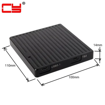 Jimier Thunderbolt 3 & USB3.1 Type-C USB 3.0 USB2.0 PCI Express PCI-E to NVME NGFF M-key SSD Cartridge Enclosure Thunderbolt
Jimier Thunderbolt 3 & USB3.1 Type-C USB 3.0 USB2.0 PCI Express PCI-E to NVME NGFF M-key SSD Cartridge Enclosure Thunderbolt