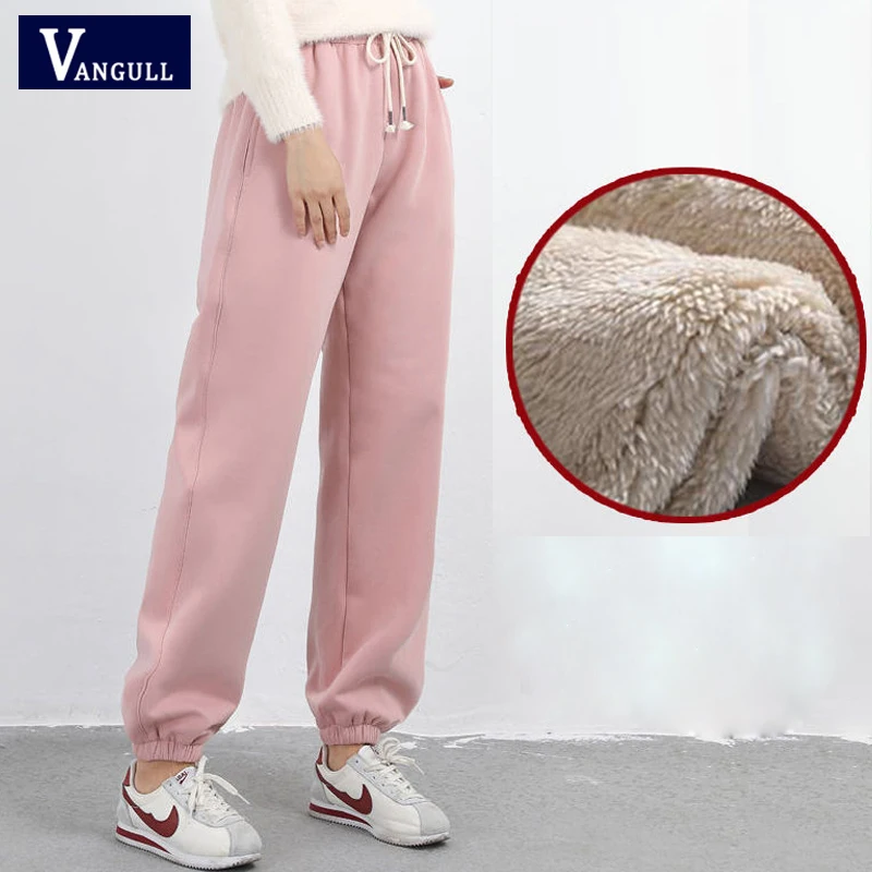 Vangull Velvet Women Pants Solid Elastic Waist Thick Harem Pants 2019 Winter Korean version New Lacing Street wear Warm Pants
Vangull Velvet Women Pants Solid Elastic Waist Thick Harem Pants 2019 Winter Korean version New Lacing Street wear Warm Pants