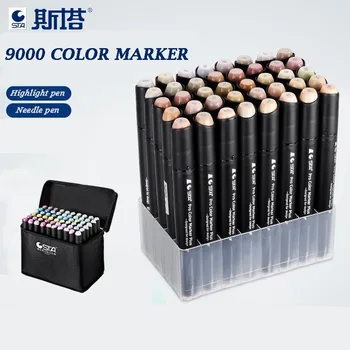 STA 12/24/36/48 Color Skin Tones Marker Pen Set Double Headed Alcohol Based Art Markers Professional Drawing Pens Art Supplies
STA 12/24/36/48 Color Skin Tones Marker Pen Set Double Headed Alcohol Based Art Markers Professional Drawing Pens Art Supplies